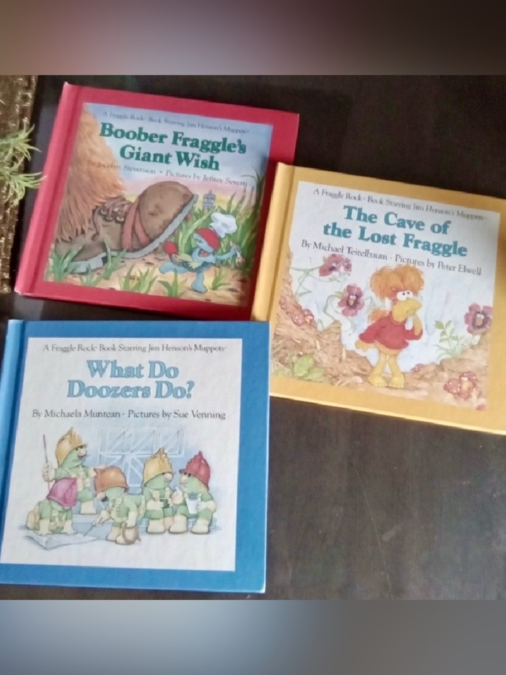 FRAGGLE ROCK - 1984 SET OF 3 STORYBOOKS